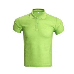 Camiseta de algodón para hombre, Polo de poliéster liso con Logo personalizado, Color liso, liso, 100% - Product Image 2