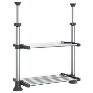 Étagère de cuisine en aluminium 19.7 \ "x 9,8 \" x(19.7 \ "-27.6 \") Solution de rangement polyvalente - Product Image 2