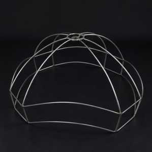 Classic Iron Geometrical <b>Lamp</b> <b>Shade</b> <b>Ring</b> Fitter Minimalist Design Wall Mount Home Decor Living Room Indoor Use Durable Moradabad - Product Image 6