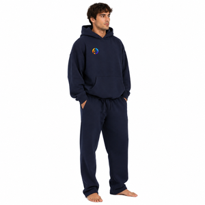 Combinaison en polaire surdimensionnée pour homme, en tissu polaire doux, coupe ample confortable, toucher doux et chaleur douillette pour les voyages hivernaux et les occasions décontractées - Product Image 3
