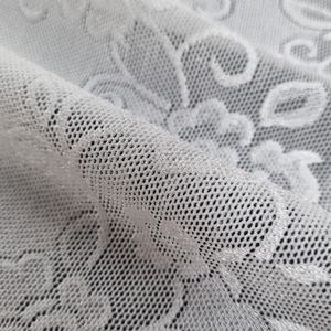 Tissu en dentelle extensible florale 147 cm, léger, couleur personnalisée, maille respirante en nylon et élasthanne pour lingerie et vêtements de mariée - Product Image 5