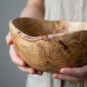 Tazón de Ensalada de Madera Lisa de Diferentes Formas, Estilo Antiguo, Vajilla Moderna, Utensilios de Cocina, Tazón Decorativo para Ensalada - Product Image 3