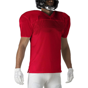 Ensemble d'uniformes de football américain pour adultes avec logo personnalisé, confectionné avec des matériaux de haute qualité, respirant, anti-humidité, antibactérien, séchage rapide, short - Product Image 5