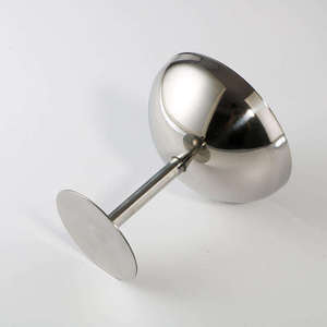 Tazón de metal para helado, taza para sundae, taza de acero inoxidable para postre, tazón de postre con pedestal, tazón moderno para servir postres, taza para helado - Product Image 5