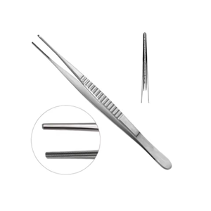 Pinzas Quirúrgicas de Acero Inoxidable con Dientes Finos para Uso en Quirófano, Instrumento de Clase I con Certificación CE - Product Image 3