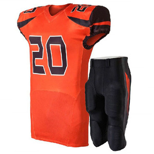 Custom Breathable Polyester American Football Uniform Purple Jersey and Black <b>Padded</b> <b>Pants</b> Set Team Kit - Product Image 2