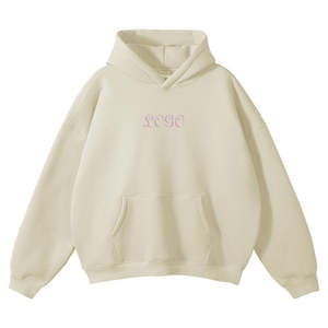 Sudadera con Capucha Casual de Algodón/Poliéster de 380 g/m², Sudadera Oversize con Hombros Caídos, Sudadera Corta Personalizada con Bordado para Hombre - Product Image 1