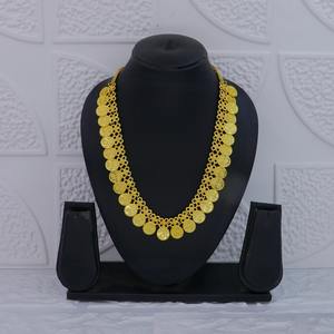 Elegant Islamic Coin Long <b>Necklace</b> Gold Plated Muslim Coin Mala Ethnic <b>Arab</b> Bridal Jewelry Traditional Coin Pendant <b>Necklace</b> Set - Product Image 2