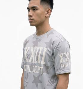 Camiseta Deportiva de Malla con Camuflaje para Hombre, Cuello Redondo, Corte Regular, Impresión Personalizada, Secado Rápido, Transpirable, Ecológica, Antiarrugas - Product Image 4