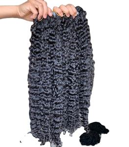 Wholesale Price Bundle Natural Deep Wavy <b>Curly</b> Tape Clip Ins Flat Tip Virgin <b>Hair</b> Raw <b>Hair</b> VietNamese Human <b>Hair</b> - Product Image 1