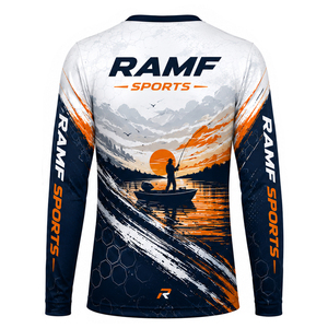 เสื้อตกปลาคุณภาพสูงสำหรับกิจกรรมกลางแจ้ง UPF 50+ แขนยาว ระบายอากาศได้ดี แห้งเร็ว ทรงเข้ารูป สำหรับผู้ชาย - Product Image 2