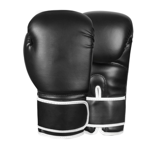 Gants de boxe écologiques pour hommes en cuir végétalien, fermeture auto-agrippante durable, 12oz 14oz 16oz, paume respirante, gants d'entraînement - Product Image 3