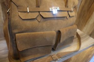 Vintage Brown Suede Leather Travel Duffle <b>Bag</b> Handmade Genuine Leather Weekender <b>Bag</b> <b>Large</b> Carry-On Overnight <b>Bag</b> - Product Image 6