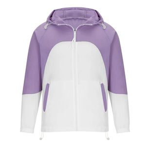 High Quality 100% Nylon <b>Lightweight</b> Full Zip Oversized Unisex Windbreaker <b>waterproof</b> <b>Jacket</b> For <b>Men</b> Women - Product Image 1