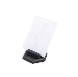 Porte-cartes de visite unique en marbre de forme rectangulaire, boîte de rangement et présentoir pour cartes, idéal pour la décoration intérieure - Product Image 2