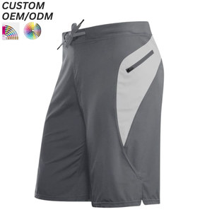 Mens Solid Cotton Polyester Sports Shorts Casual <b>Elastic</b> Waist Comfort Fit Breathable Waterproof Quick Dry Custom Logo OEM ODM - Product Image 1