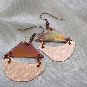 Bijoux en cuivre et laiton de collection modèle 9, fabriqués à la main, écologiques, tendance, pour les fêtes, design exclusif, vente chaude - Product Image 1