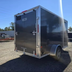 6X12 EZ Hauler 6x12 XLT PRO Galvanized Enclosed Aluminum En Stock Precio Bajo - Product Image 1