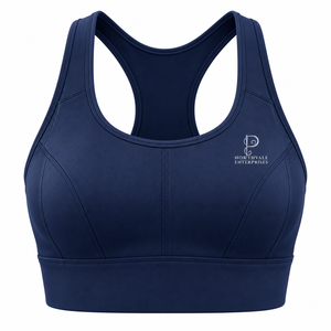 Soutien-gorge de sport personnalisé, respirant, sans coutures, léger, écologique, pour femme, à une épaule, coupe courte, grande taille, maintien moyen - Product Image 6