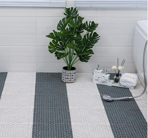 Nouveau tapis de drainage en plastique pour carreaux de sol emboîtables, pour carreaux de sol en plastique d'intérieur et d'extérieur - Product Image 4