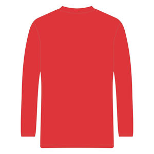 T-shirt à manches longues rouge pour femmes, 100 % coton, broderie chenille, motif Sororité grecque Delta Divine Nine, style universitaire, pour femmes diplômées des HBCU - Product Image 3