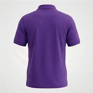 Polo en tricot à manches courtes pour homme, couleur unie, coupe classique, design boutonné - Product Image 2