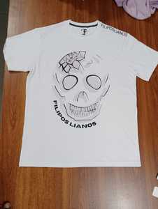 T-shirt en coton imprimé surdimensionné pour homme, tee-shirt décontracté personnalisé, streetwear - Product Image 4