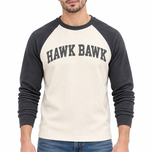 Men’s <b>Long</b> <b>Sleeve</b> <b>Raglan</b> <b>Long</b> <b>Sleeve</b> <b>T</b>-<b>Shirt</b> Contrast <b>Sleeve</b> classic crew neck comfortable everyday style wholesale <b>T</b> <b>Shirt</b> - Product Image 1