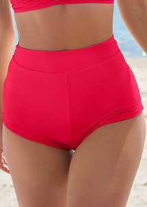 กางเกงว่ายน้ำเอวสูงสำหรับผู้หญิง เซ็กซี่ แห้งเร็ว ขายส่ง เสื้อผ้าชายหาด พร้อมโลโก้และกระเป๋าตกแต่ง ชุดชายหาดฤดูร้อน - Product Image 5