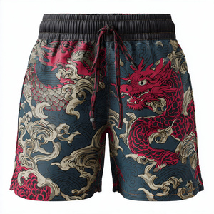 OEM Drawstring Waist MMA Shorts Men Fighter Shorts Men's Kick Boxing Fighting Shorts Martial Arts Wear High Quality MMA Short - Product Image 4