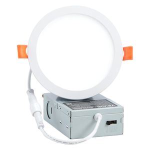 Confezione da 12 Faretti LED da Incasso a Soffitto da 6 Pollici, Senza Cornice, con Selettore 5CCT (2700K/3000K/3500K/4000K/5000K) - Product Image 1