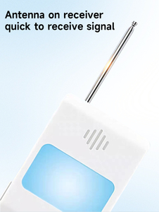 Chuông cửa cảm biến không dây để đèn pin với 36 nhạc chuông và 4 mức âm lượng điều khiển từ xa rung chuông cửa cho điếc - Product Image 4