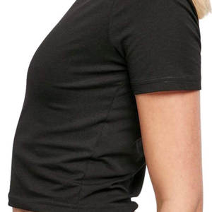 Conjunto de Camiseta y Pantalones Cortos de Algodón 100% Premium para Mujer, Logotipo Personalizado, Color Sólido, Ropa Casual Ligera, Servicio OEM, Lavado Ligero para Mujer - Product Image 2