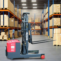 NOVELTEK Chariot élévateur à fourche électrique de 1.5 tonnes Transpalette à pneu solide portable de 6m de hauteur pour les industries de vente au détail à Taiwan