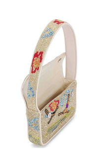 กระเป๋าคลัทช์ออกงานดีไซน์ผลไม้ประดับลูกปัดหรูหรา กระเป๋าสะพายปักลูกปัดแบบสั่งทำพิเศษ พิมพ์ลายตัวอักษร - Product Image 4