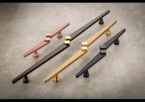 Durable Brushed Nickel Cabinet Handle <b>Drawer</b> Pull <b>Knob</b> for Bedroom Furniture Kitchen Hotel Living Room Commercial Use - Product Image 2