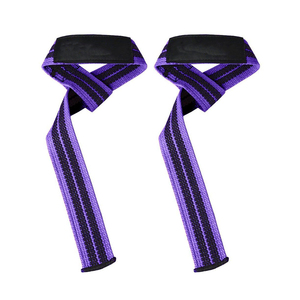 Sangles de musculation réglables antidérapantes en cuir/néoprène de qualité supérieure, vente en gros, logo personnalisé, sangles de musculation pour la salle de sport - Product Image 6