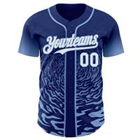 Achetez maintenant : Maillot de baseball boutonné en polyester léger, couleurs et tailles personnalisées XS-7XL, uniformes de baseball par sublimation