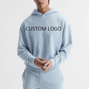 High Quality 100% Cotton 350gsm Custom Logo Zipper Thick Unisex Winter Breathable <b>Waterproof</b> Fleece Regular Fit Hoodie - Product Image 2