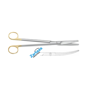 High Quality Stainless Steel TC SIMS CURVED OPERATING SCISSORS Gold Plated Handle 20 cm Surgical Instruments Manufac & Exporter - Product Image 3