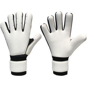 Gants blancs de haute qualité pour le football, gants de gardien de but professionnels personnalisés, fabriqués en cuir de qualité. - Product Image 1