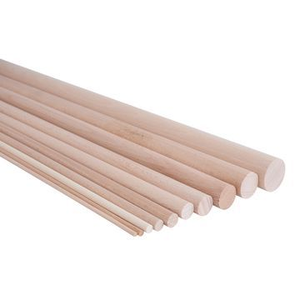 Tiges en bois massif pour le bricolage et la fabrication de meubles, bâtons en bois naturel pour la décoration intérieure et les projets artistiques faits à la main - Product Image 1