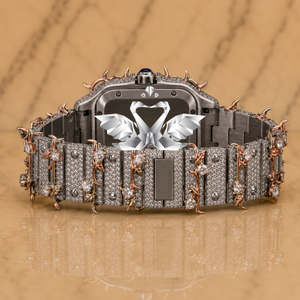 High End Moissanite Diamond Watch Men VVS Stones Full Pave Luxury Bracelet Watch - Product Image 4