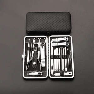 Kit de soin des ongles en acier carbone 19 pièces, outils professionnels pour coupe-ongles, ensemble de ciseaux de manucure par ANAAIF ENTERPRISES - Product Image 4