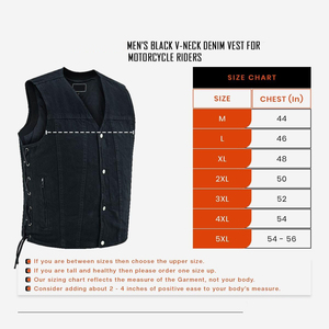 Chaleco Vaquero para Hombre, Doble, Resistente, Único, Sin Mangas, Chaqueta Vaquera, Ajustada, de Algodón, a la Moda, Ropa Moderna para Hombre - Product Image 6