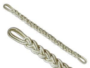 Mützengeflecht Knitted Cap Cord Solid Color Fabric <b>Braided</b> Rope Simple Style Badge <b>Accessory</b> Cord with Metal Hook Custom Color - Product Image 6