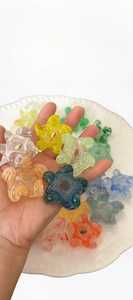 Perles en verre filé à la main, double couche, motif floral, rayées, style vintage, en vrac, pour la fabrication de bijoux DIY, bracelets, boîte personnalisée, vente en gros - Product Image 2