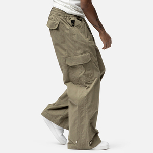 Custom Men Flame Resistant Cargo Pants Ankle <b>Drawstring</b> Multi Pocket Heavyweight Baggy Safety Work Outdoor <b>Trousers</b> - Product Image 5