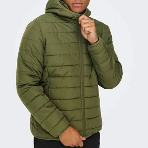 Service OEM, veste matelassée personnalisée en nylon/polyester, couleur au choix, veste d'hiver pour homme très vendue - Product Image 3