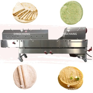 Máquina compacta y eficiente para panqueques tailandeses, prensa de tortillas, línea de producción de pan de pita comercial - Product Image 5